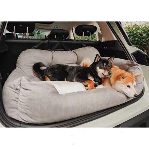 Double Seat Pet Car Cushion Mat
