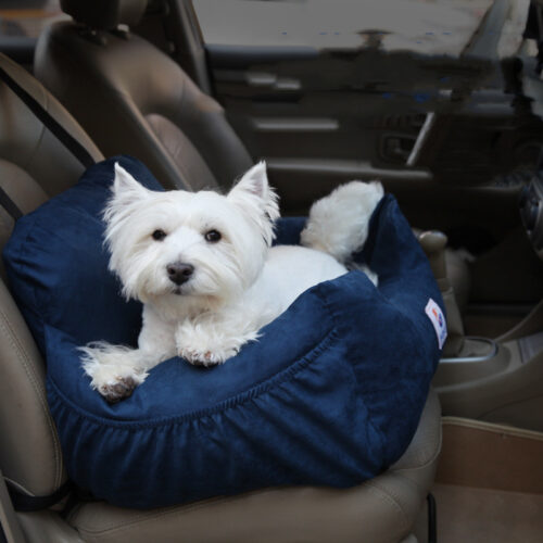Safe Stain-Resistant Dog Car Bed